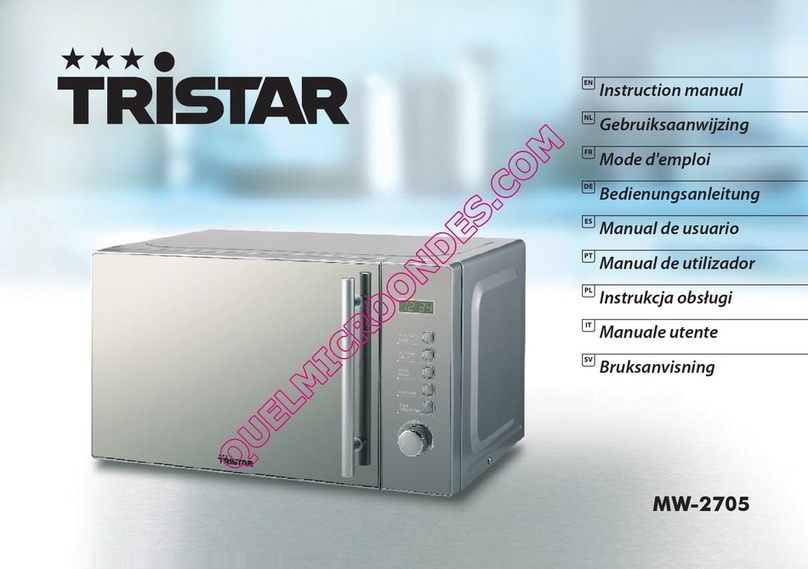 TriStar MW-2705 instruction manual