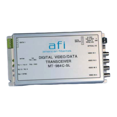 AFi MT-984C-SL User manual