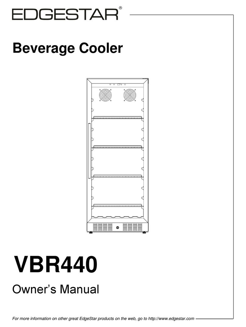 EdgeStar VBR440 owner's manual