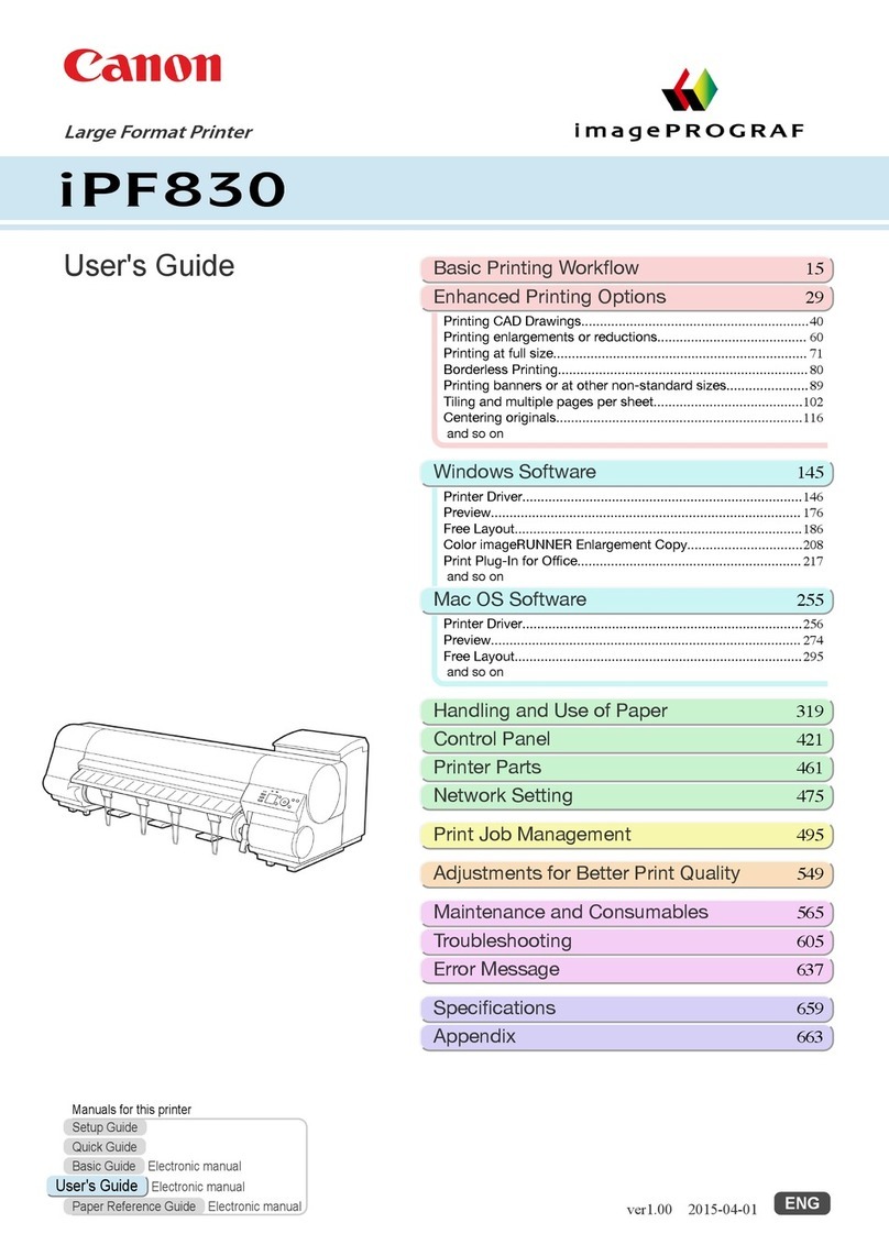 Canon imagePROGRAF iPF830 User manual