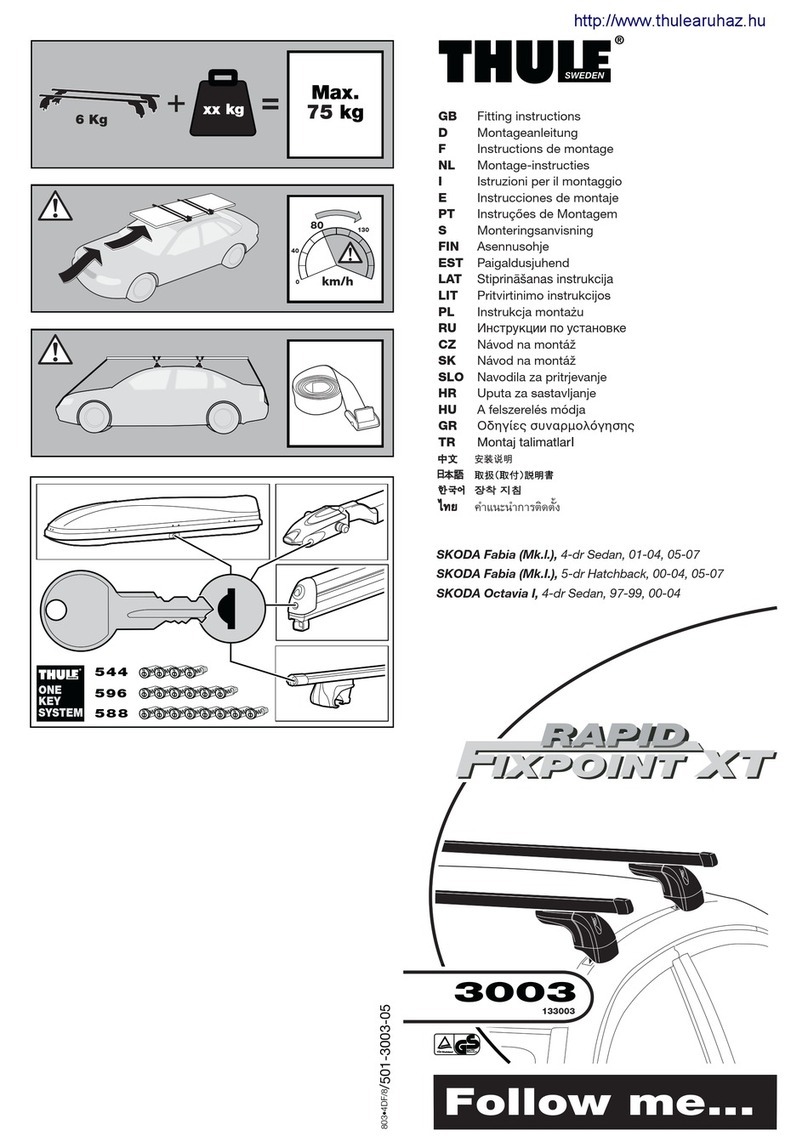 Thule 3003 User manual