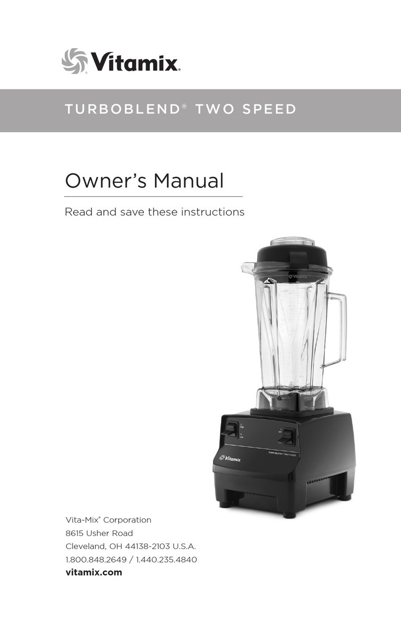 Vitamix TURBOBLEND TWO SPEED User manual