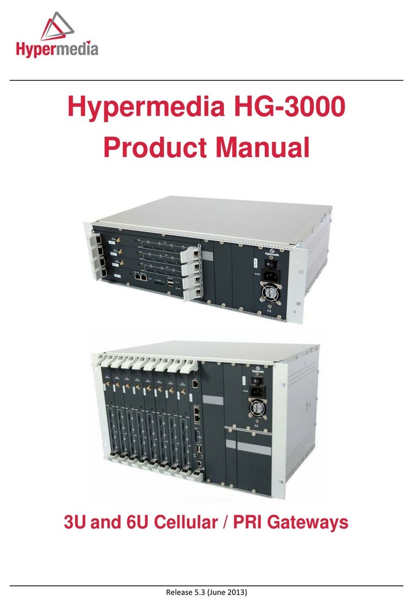 Hypermedia HG-3000 product manual