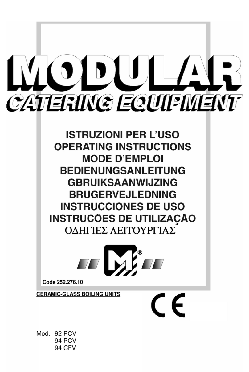 Modular 92 PCV operating instructions
