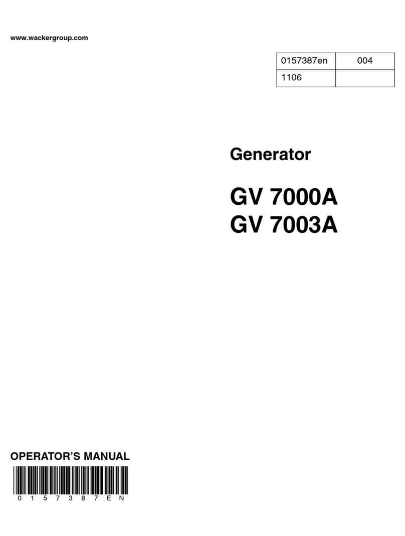 Wacker Neuson GV 7000A User manual Wacker Neuson GV 7000A User manual