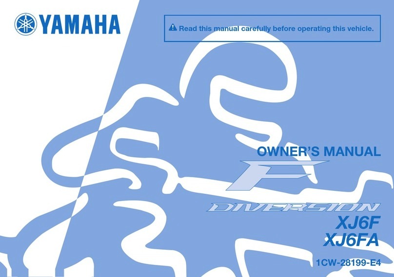 Yamaha F DIVERSION XJ6F User manual