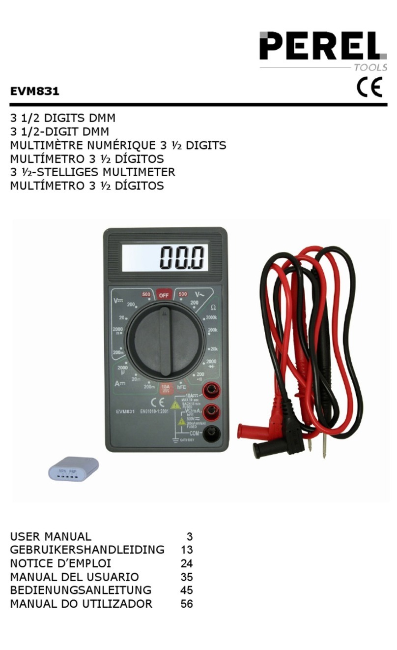 Perel EVM831 User manual
