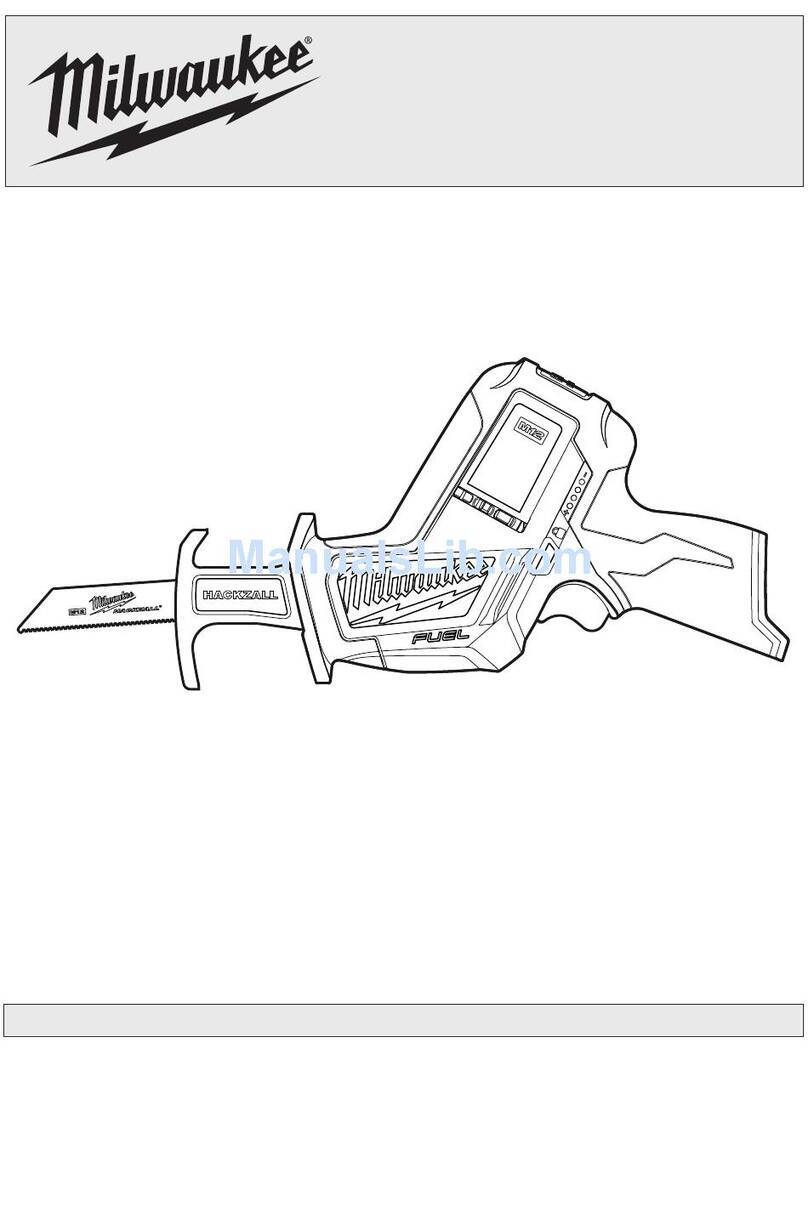 Milwaukee M12 CHZ Operator's manual