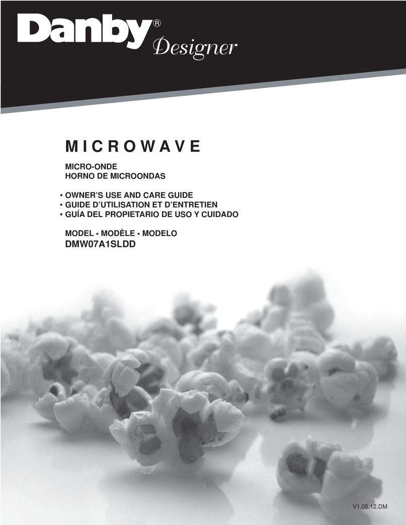 Danby DMW07A1SLDD Owner's use and care guide