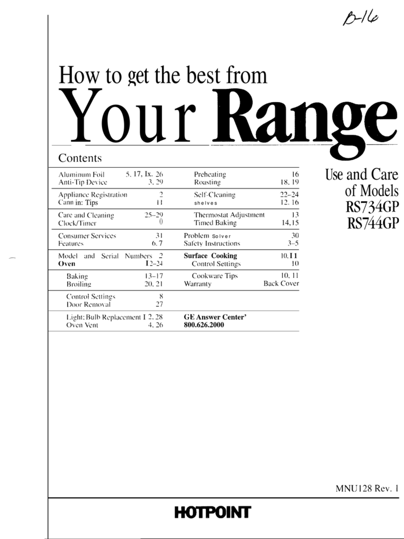 Hotpoint RS734GP How to get the best