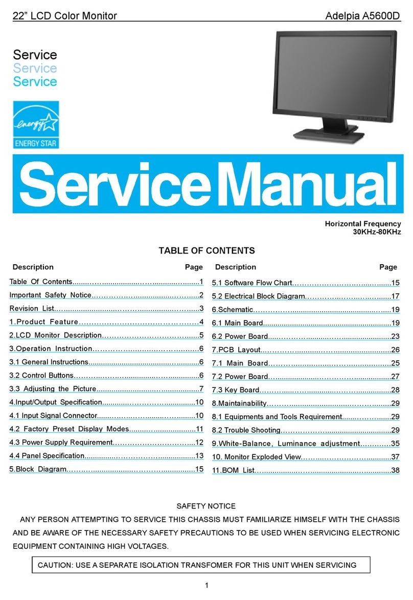 AOC Adelpia A5600D User manual