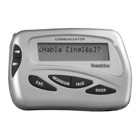 Franklin CET-180 quick start guide