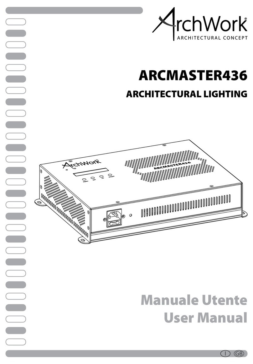 ArchWorks ARCMASTER 436 user manual ArchWorks ARCMASTER 436 user manual