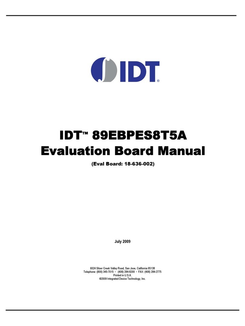 IDT EB8T5A Eval Board manual