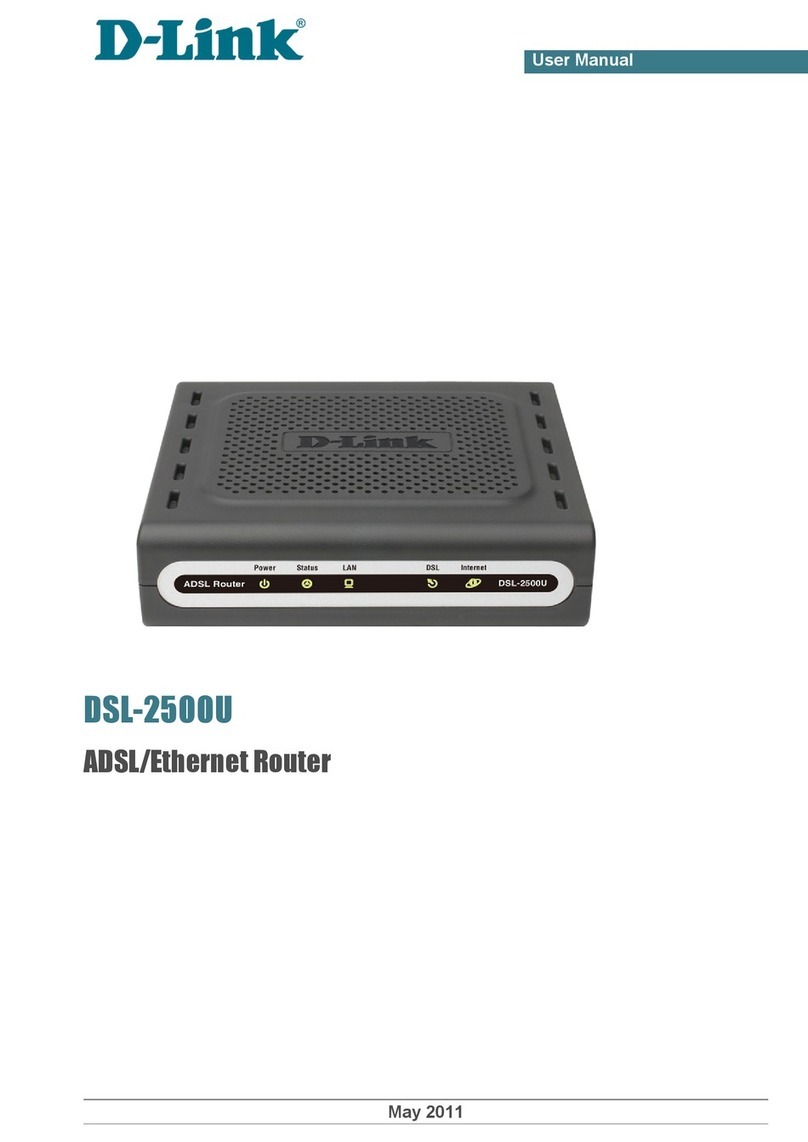 D-Link DSL-2500U User manual