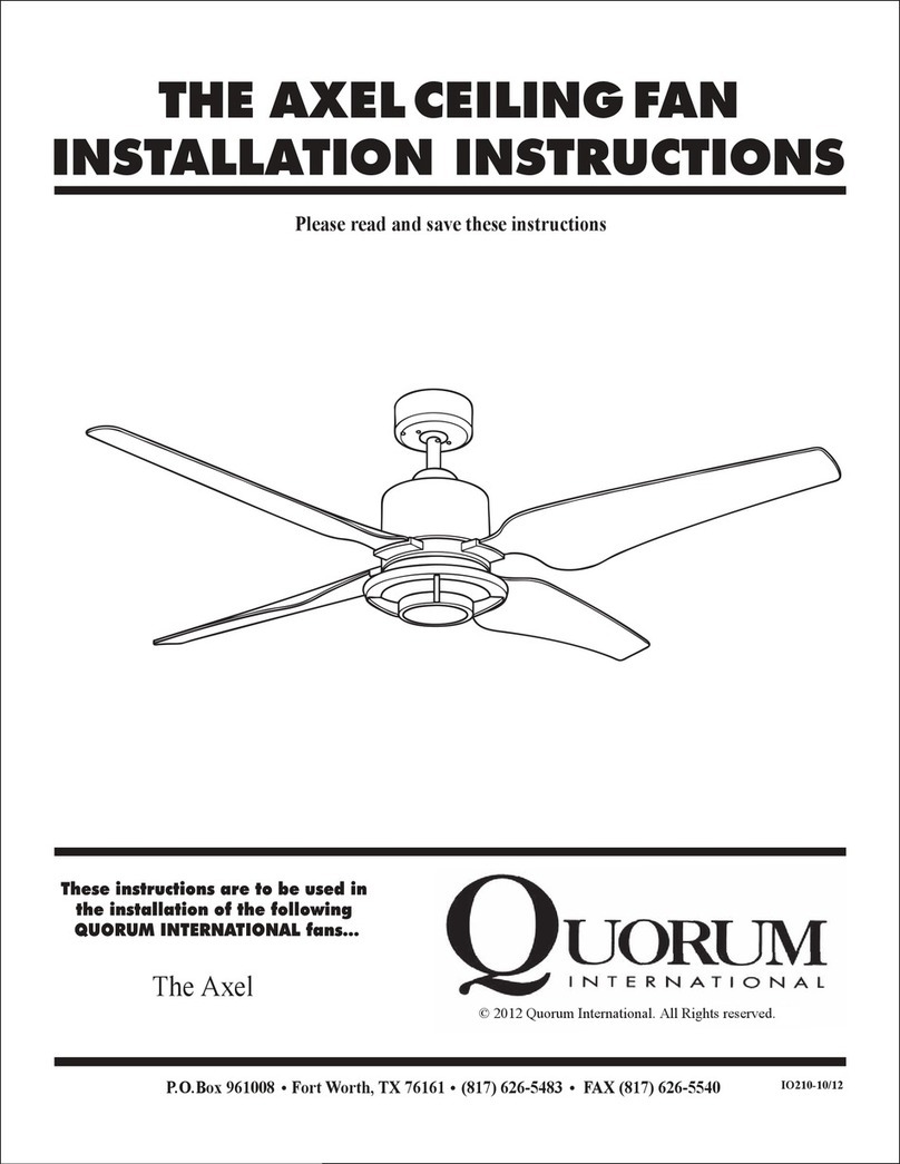 Quorum The Axel 82524 Series User manual