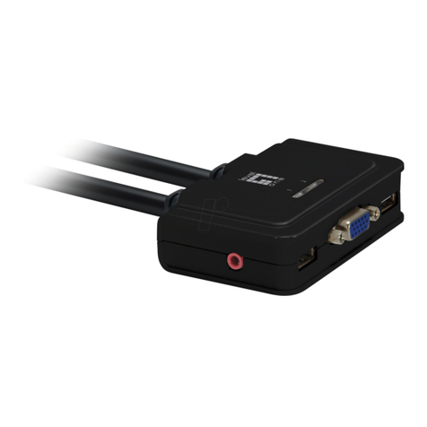 LevelOne KVM-0223 User manual
