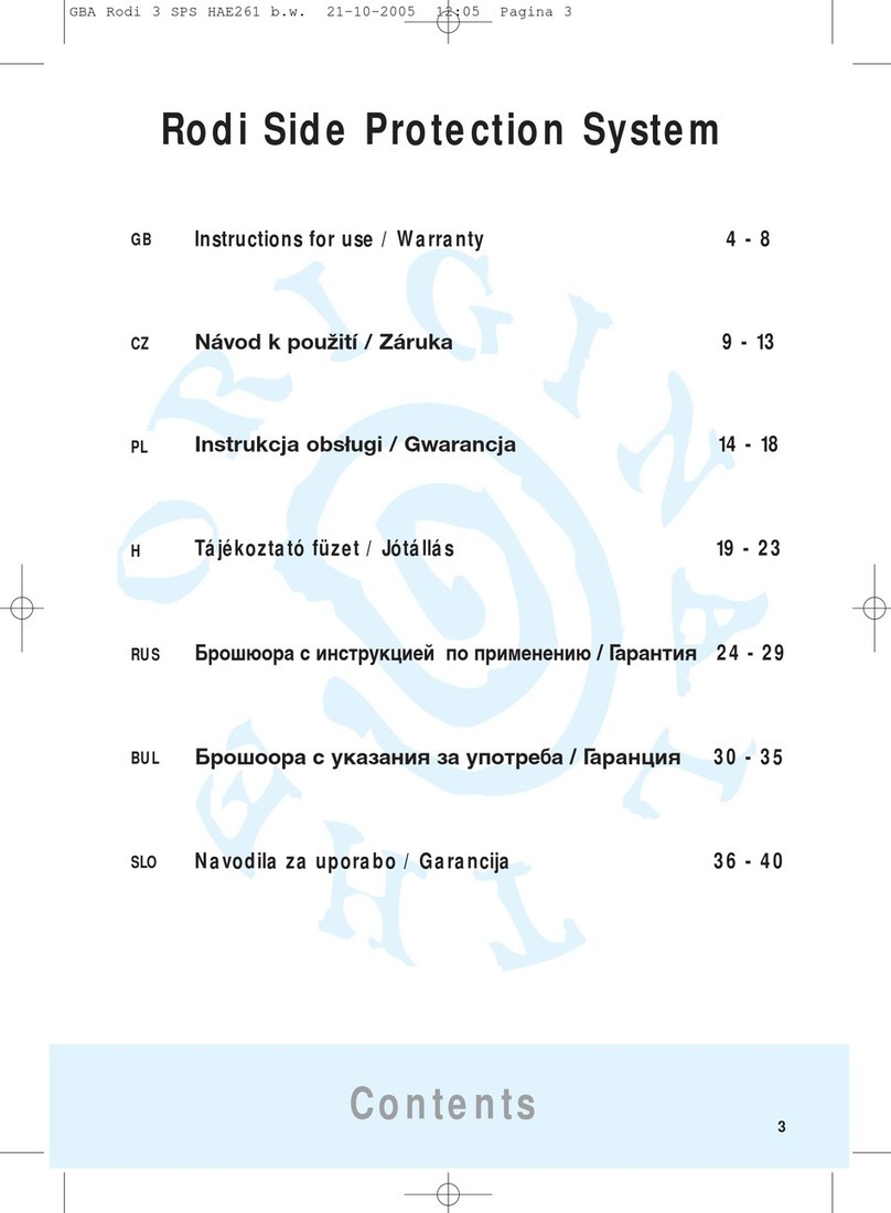 MaxiCosi Rodi Side Protection System user manual