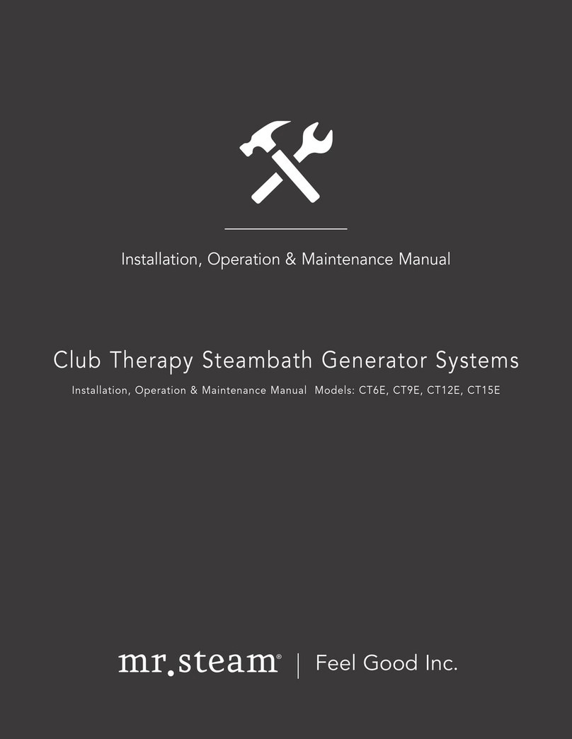 mr. steam CT6E Instruction manual