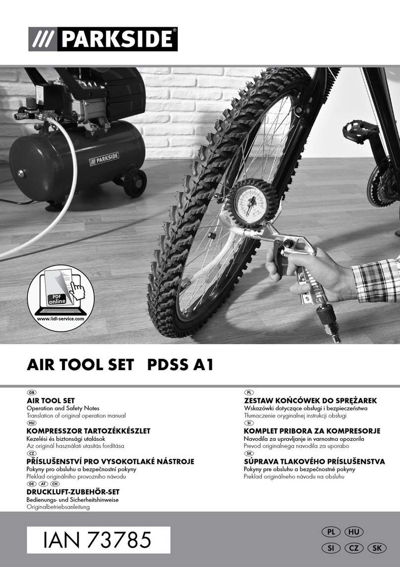 Parkside PDSS A1 Operation and safety notes