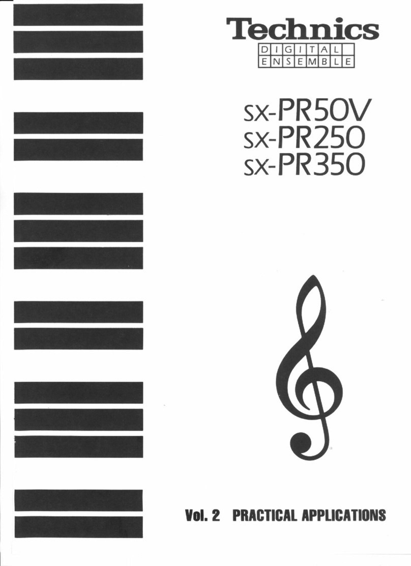 Technics SX-PR50V User manual