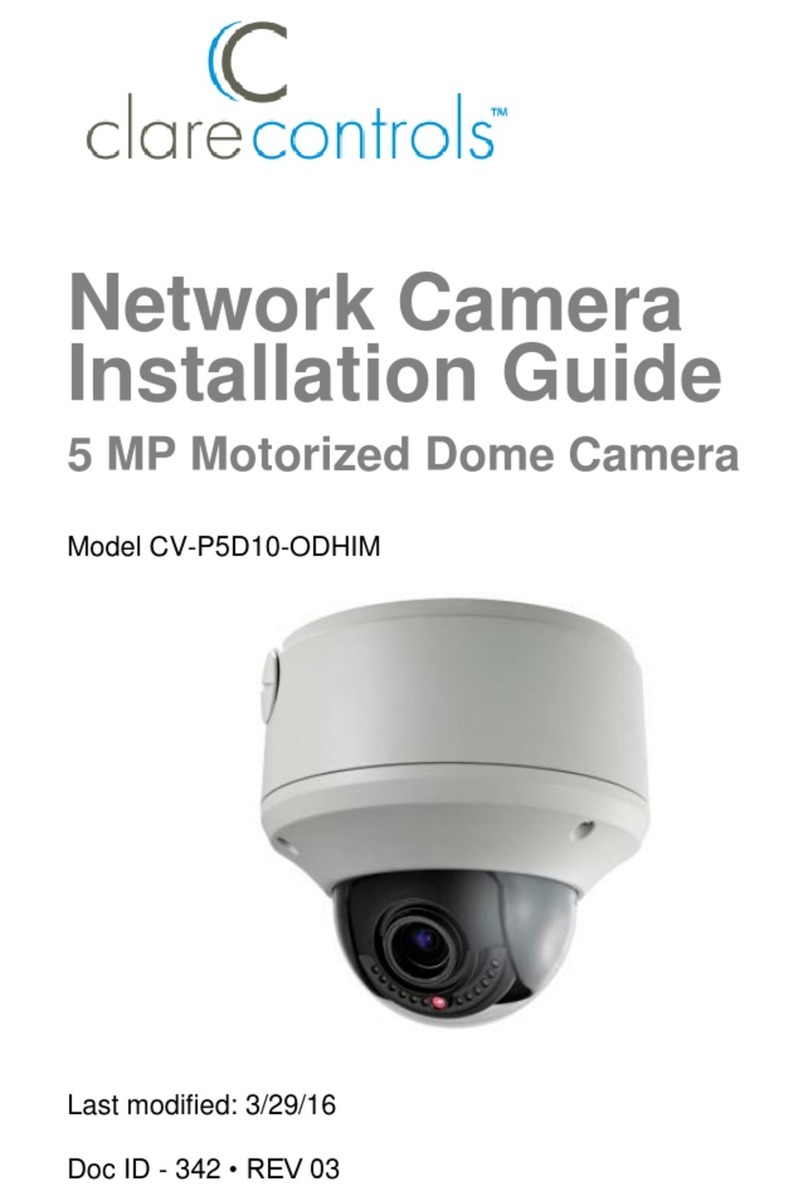 Clare Controls CV-P5D10-ODHIM installation guide