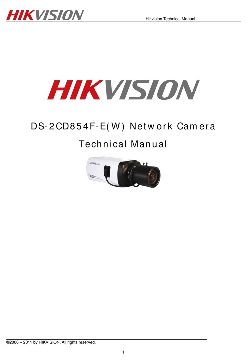 HIK VISION DS-2CD854F-E series User manual