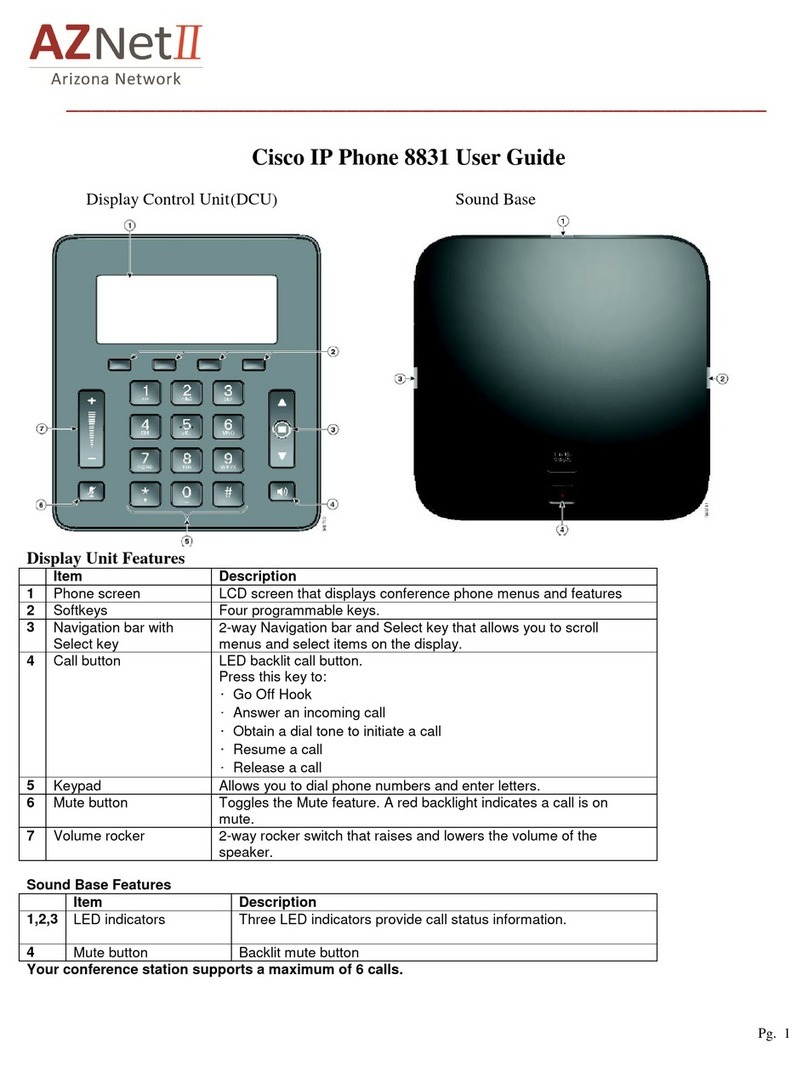 Cisco 8831 User manual