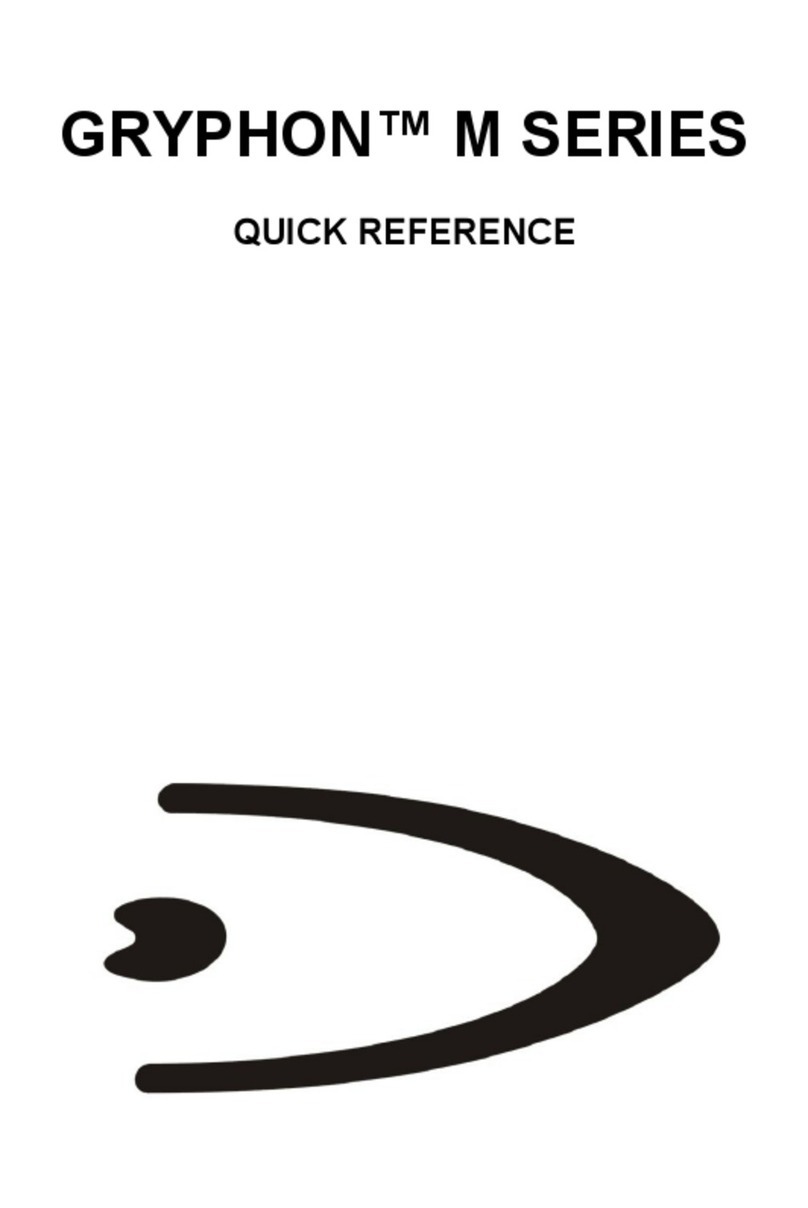Datalogic GRYPHON M SERIES quick reference