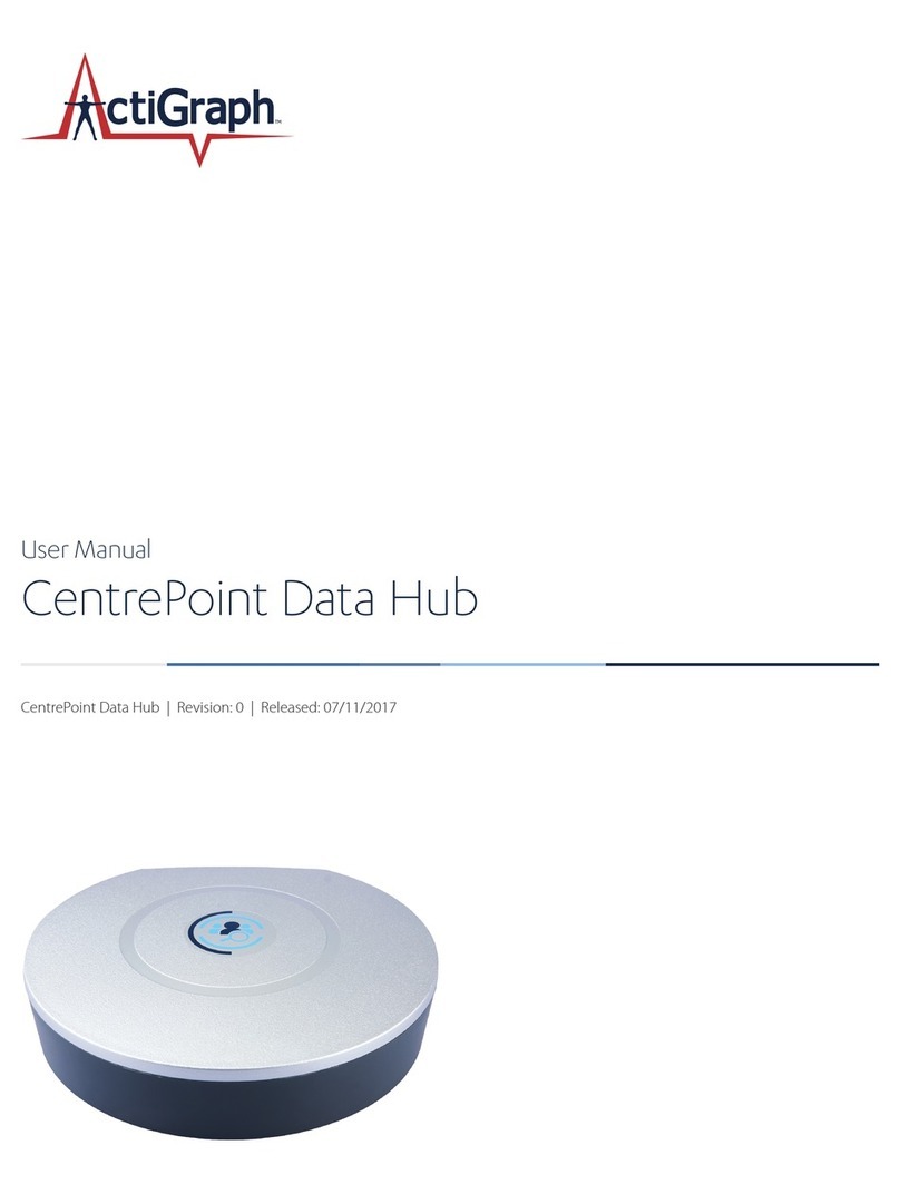 ActiGraph CentrePoint Data Hub user manual