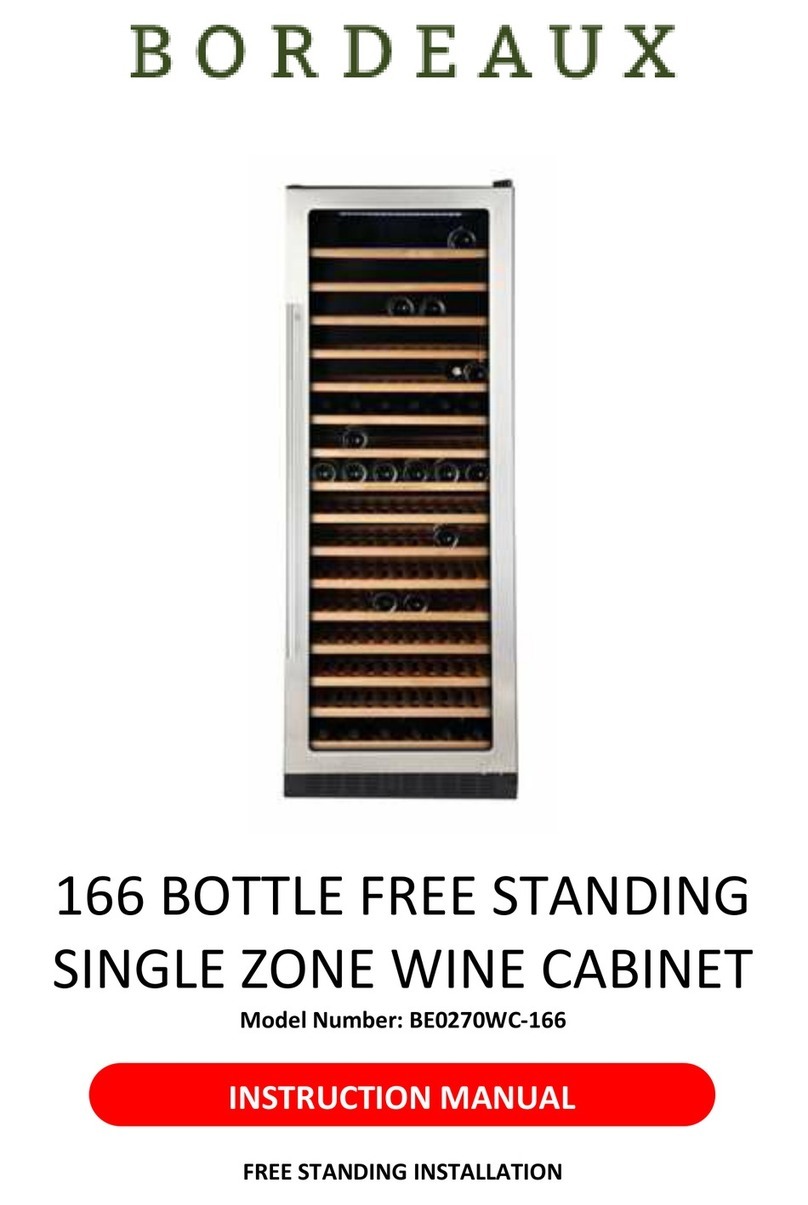 Bordeaux BE0270WC-166 User manual