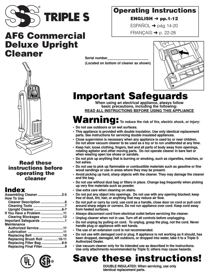 Triple S AF6 User manual