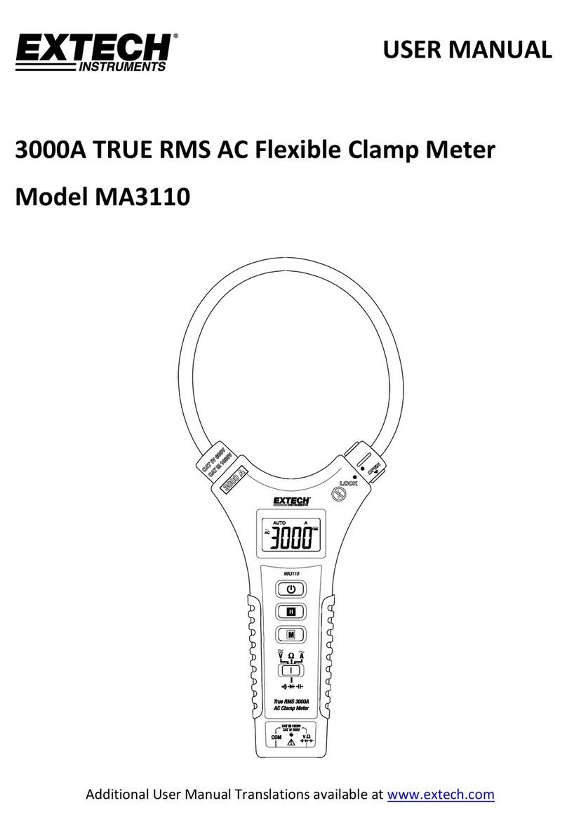 Extech Instruments MA3110 User manual