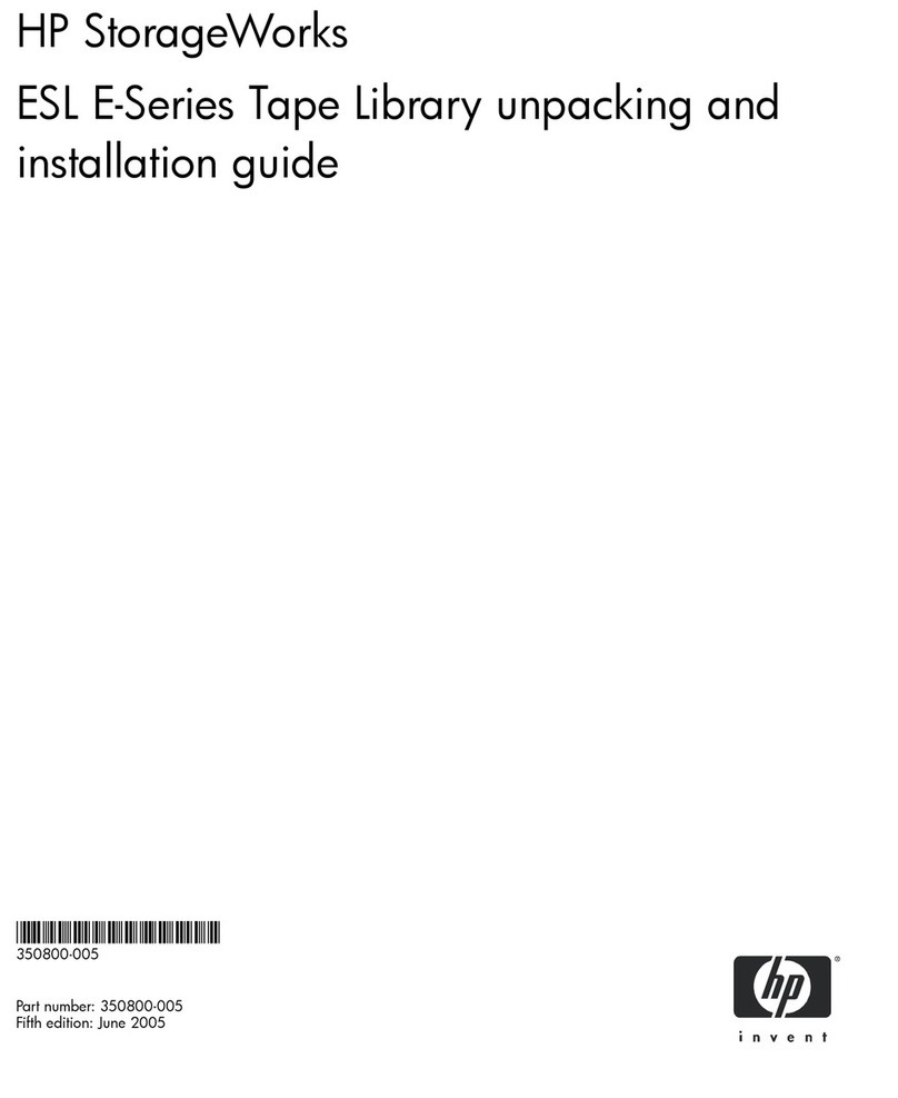 HP StorageWorks ESL E-Series User manual