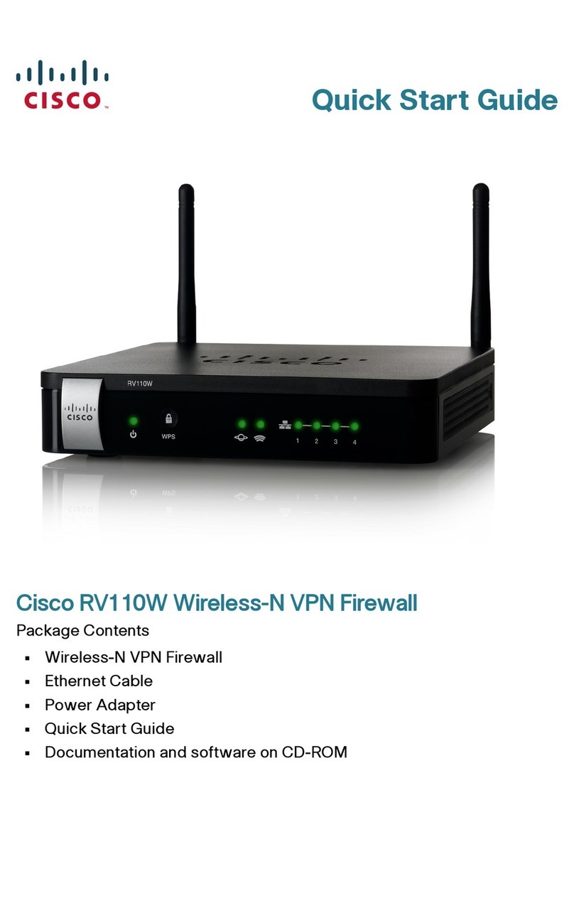 Cisco RV110W User manual Cisco RV110W User manual