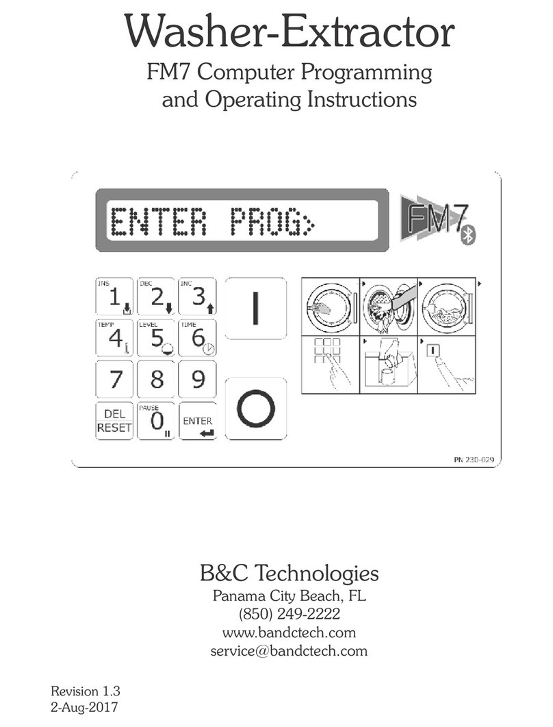 B&C Technologies FM7 Computer programming and operating instructions B&C Technologies FM7 Computer programming and operating instructions