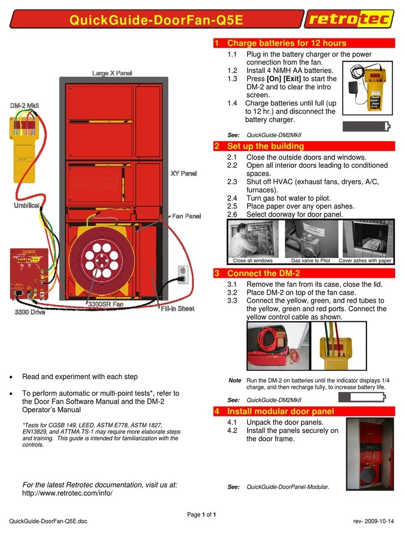 Retrotec Q5E quick guide