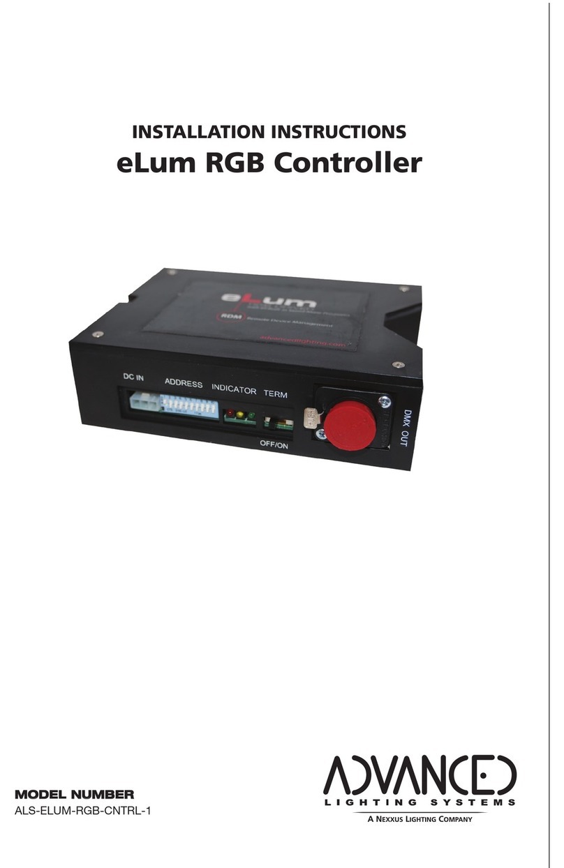 Advanced ALS-ELUM-RGB-CNTRL-1 installation instructions