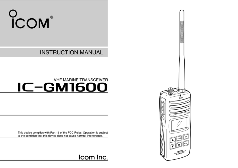 Icom iGM1600 User manual