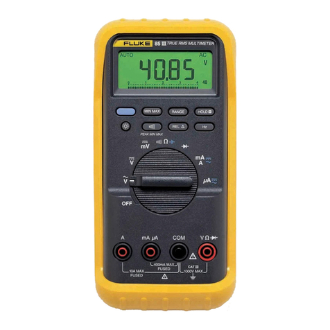 Fluke 80 Series III Service information