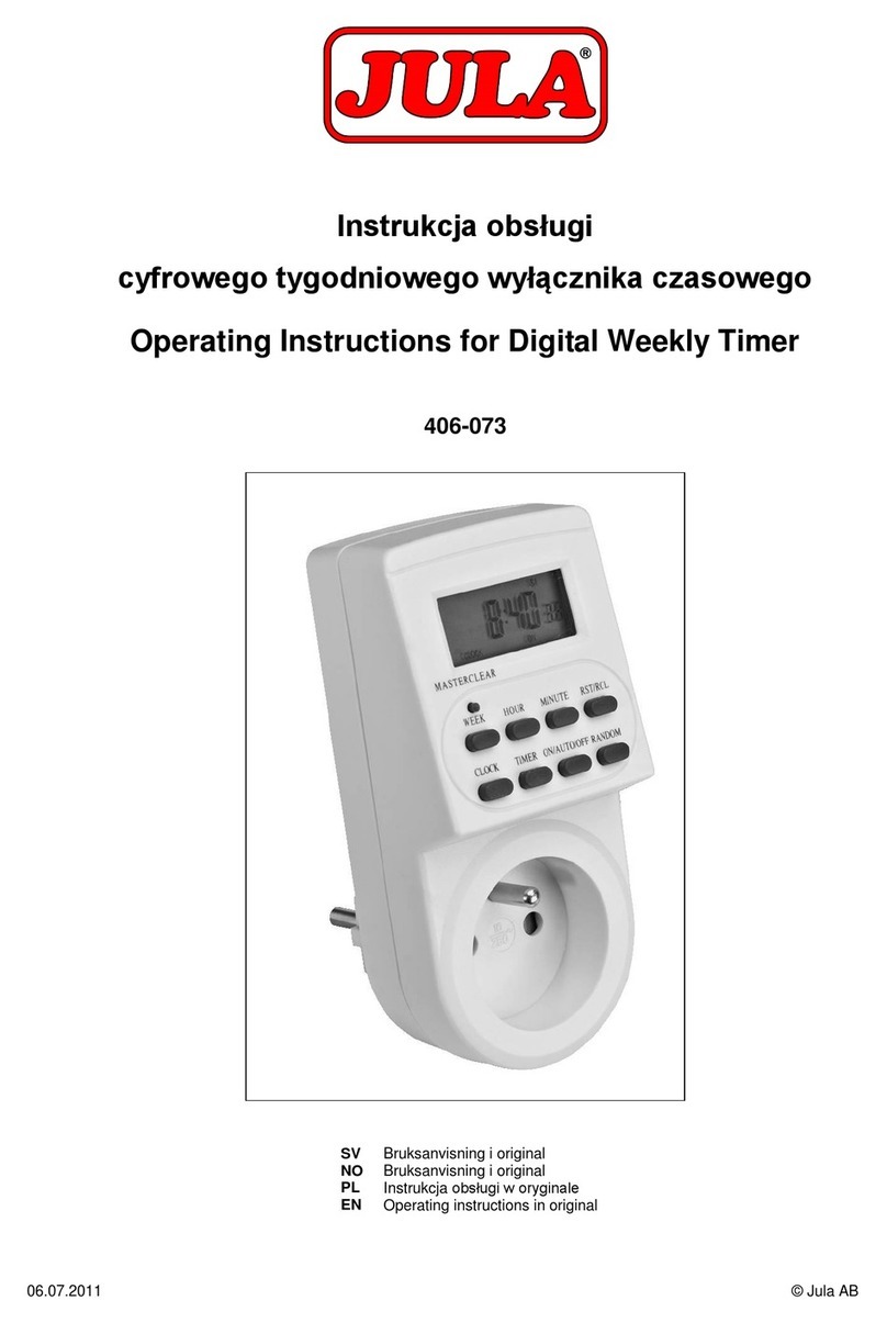 Jula 406-073 User manual