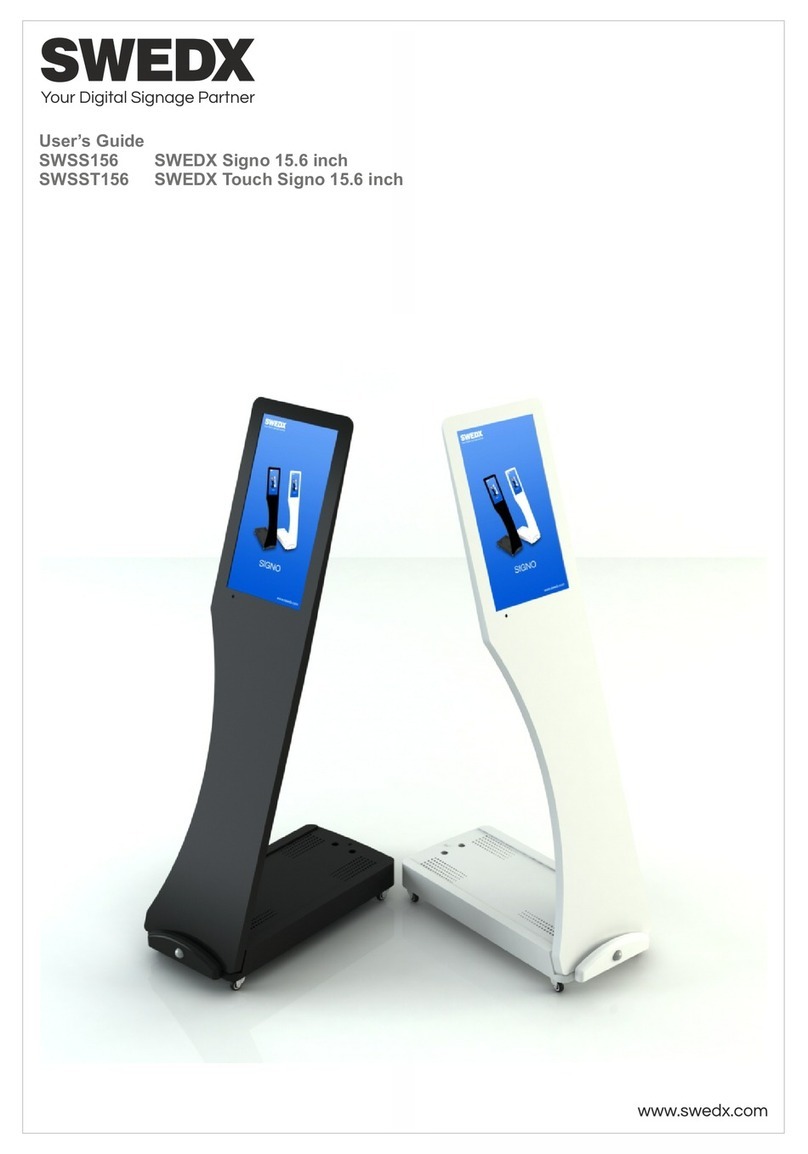 SWEDX SWSS156 User manual