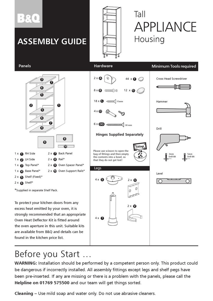 B & Q assembly guide Assembly guide