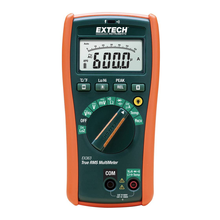 Extech Instruments EX360 User manual Extech Instruments EX360 User manual