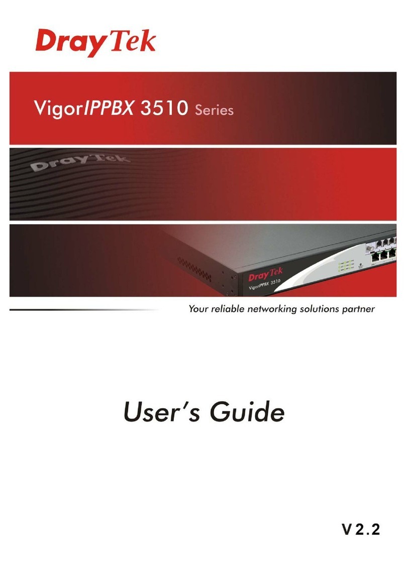 Draytek VigorIPPBX 3510 Series user guide