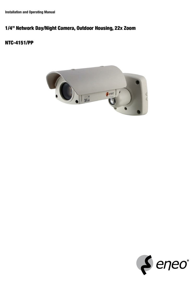 Eneo NTC-4151/PP Installation and operating manual