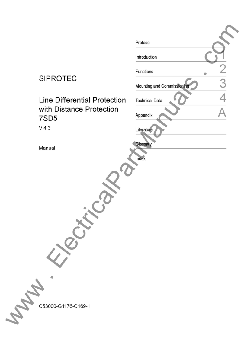 Siemens siprotec 7SD5 User manual