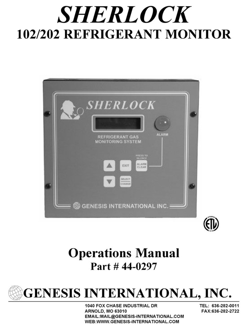 Genesis SHERLOCK 102 Operation manual
