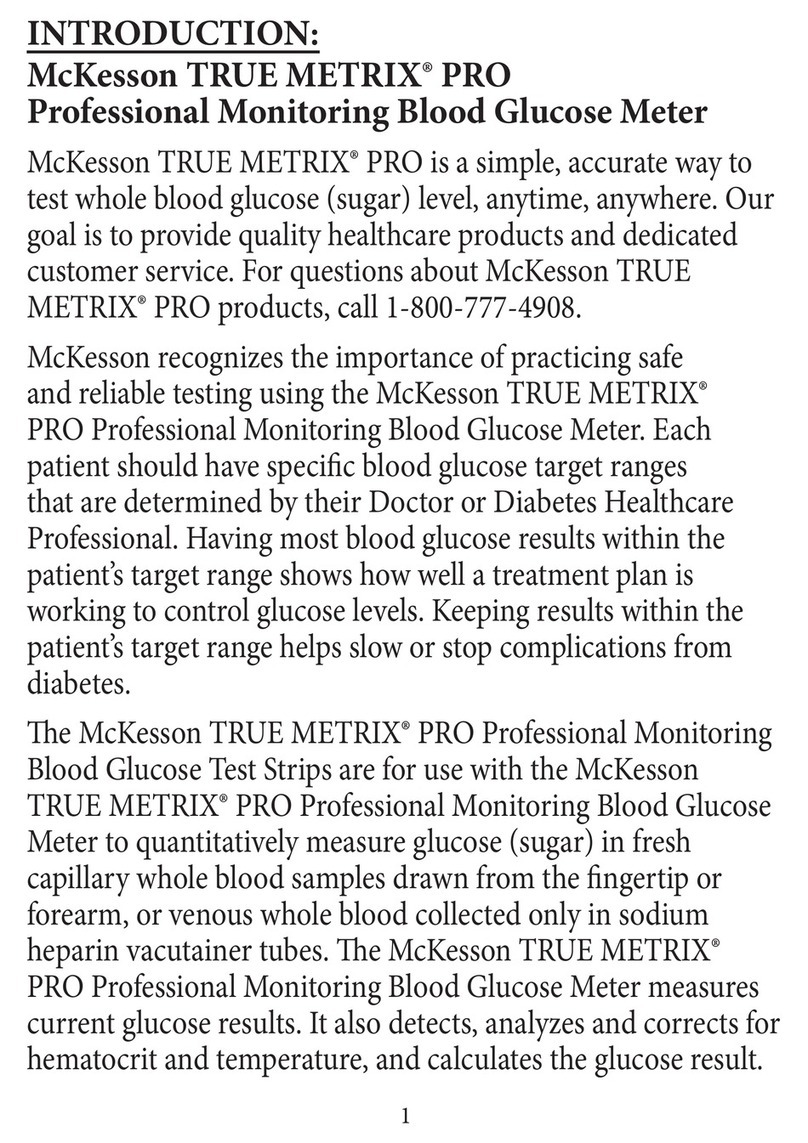McKesson TRUE METRIX PRO instruction manual