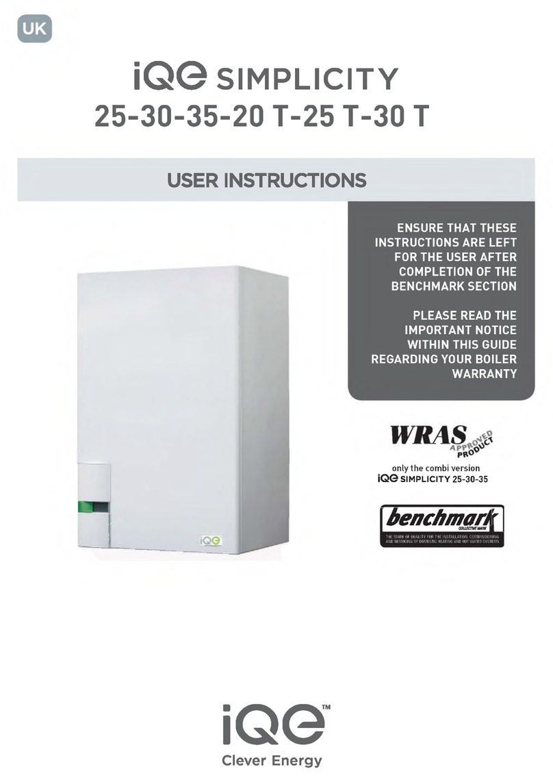 iQe SIMPLICITY 25 User instructions